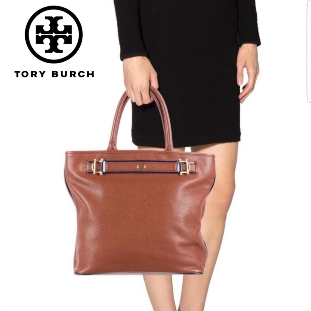 Tory Burch horsbit jaden tote in brown